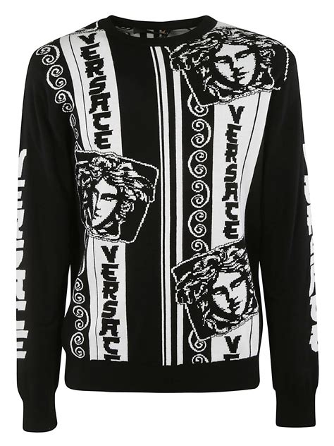 versace truien|Versace Crew neck sweaters for Men .